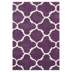 Chatham Purple & Ivory Rug Chatham Purple & Ivory Rug