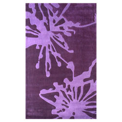 Barcelona Flower Burst Purple Rug Barcelona Flower Burst Purple Rug