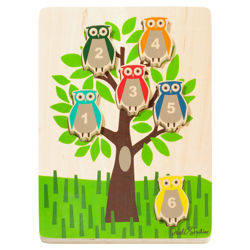 Owls Wooden Puzzle Owls Wooden Puzzle