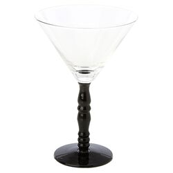 Seduction Martini Glass in Black (Set of 4)