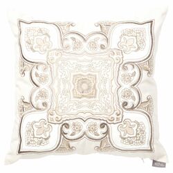 Odyssey Square Pillow in Ivory