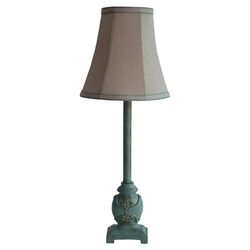 Buffet Table Lamp in Green