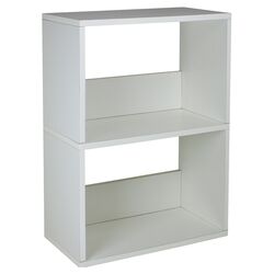 Eco-Friendly Duplex Shelves in White