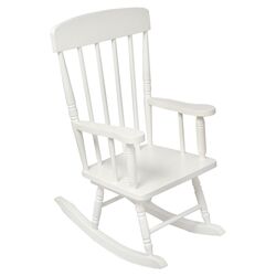 Kid's Rocking Chair in White