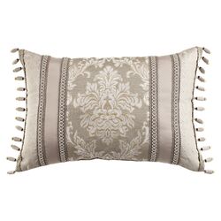 Ava Polyester Boudoir Pillow in Ivory