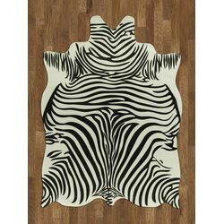 Naples Acura on Acura Rugs Animal Hide White Black Zebra Rug   Wayfair