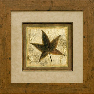 Phoenix Galleries Rustic Leaves 2 (Star) Framed Print
