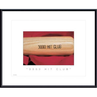 Barewalls 3000 Hit Club Metal Framed Art Print