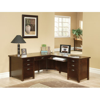 kathy ireland Home by Martin Furniture Tribeca Loft Right Facing Computer Desk