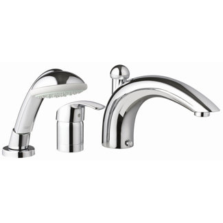 Grohe Eurosmart Diverter Roman Tub Faucet with Personal Hand Shower