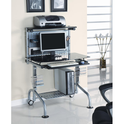 Innovex Glass Computer Workstation Set