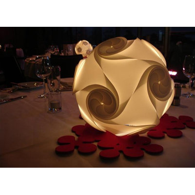 Electric Firefly Designs Small Nimbus Lightshade in White by Electric Firefly