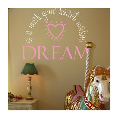 Alphabet Garden Designs A Wish Your Heart Makes Wall Decal