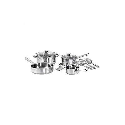 Wearever 3-Ply Stainless Steel 10-Piece Cookware Set