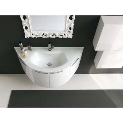 Acquaviva Archeda V 47" Curved Bathroom Vanity
