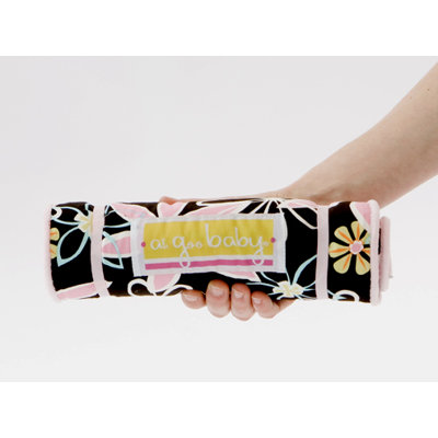 Ah Goo Baby The Plush Pad Memory Foam Changing Pad in Retro Daisy