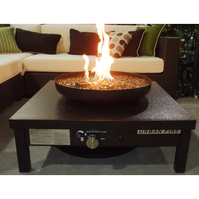 Urban Fire Stainless Steel Outdoor Fireplace