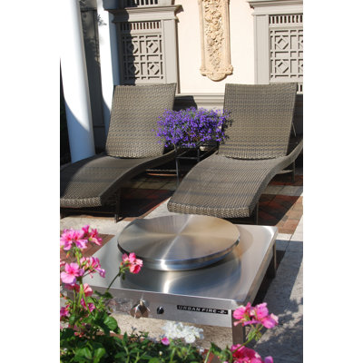 Urban Fire Stainless Steel Outdoor Fireplace