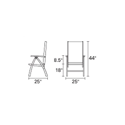 Kingsley Bate St. Tropez Adjustable Chair