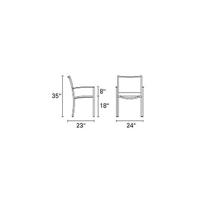 Kingsley Bate Tiburon Dining Arm Chair