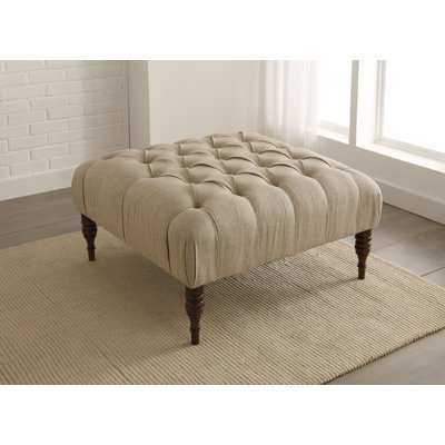Skyline Furniture Tufted Fabric Cocktail Ottoman