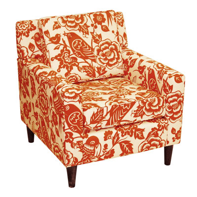 Skyline Furniture Cube Fabric Lounge Chair