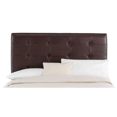 Skyline Furniture Tufted Leather Upholstered Headboard
