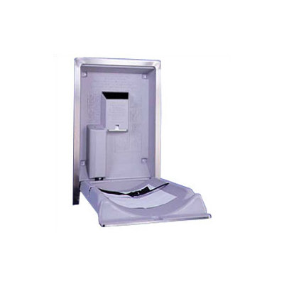 Koala Kare Products Vertical Stainless Steel Changing Station with Recess Mount