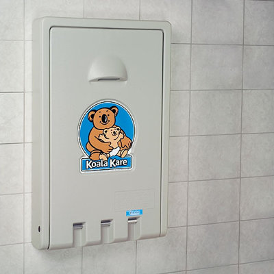 Koala Kare Products Vertical Baby Changing Station