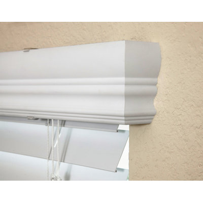 Fauxwood Impressions 2" Faux Wood Blind in White - 84" L