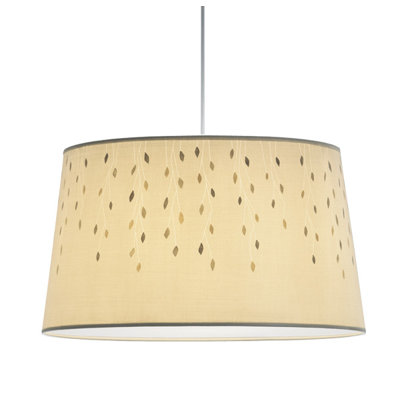 ILEX Lighting Jewel Drum Pendant with White Cord