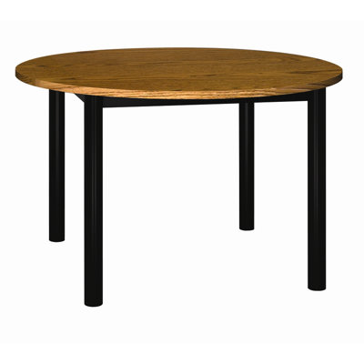 Ironwood Round Glacier Library Table