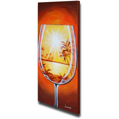 White Walls 'Tropical Glass' Canvas Art