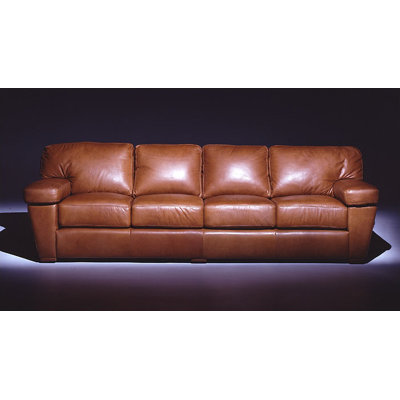 Omnia Furniture Prescott Leather Sofa