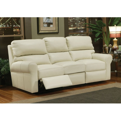 Omnia Furniture Brookfield Leather Reclining Sofa