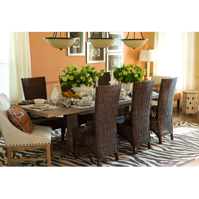 Villa Home African Mod Leopard Print Pillow in Orange