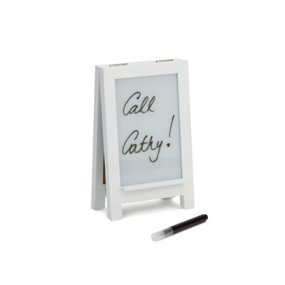 Umbra Fotoboard Wood Picture Frame with Dry-Erase Message Board