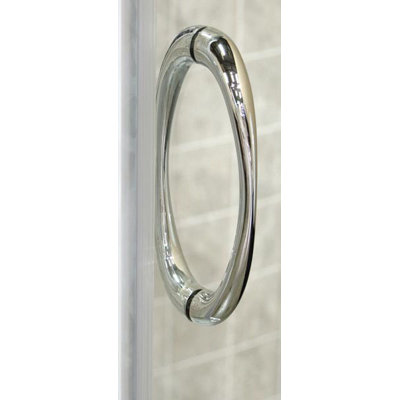 Dreamline Sparkle Sliding Door Shower Enclosure with Base and Backwall