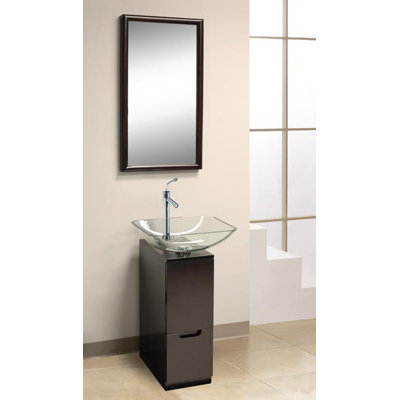 Dreamline Modern Glass Slim Line Vanity