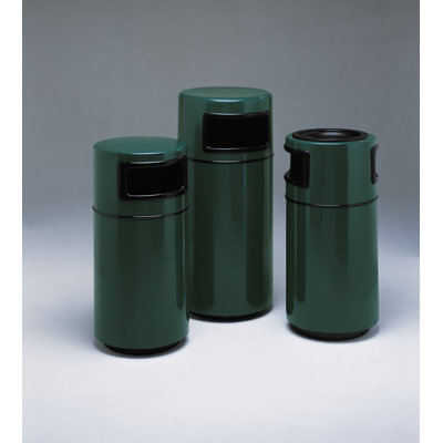 Witt Fiberglass Series 25 Gallon Side Entry Round Receptacle