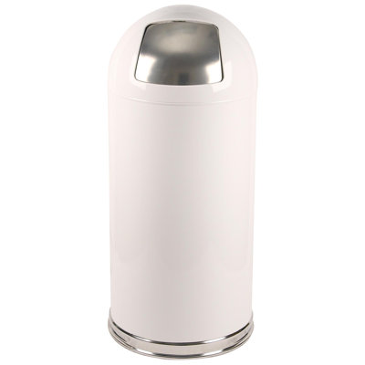 Witt 15 Gallon Metal Series Dome Top Trash Can