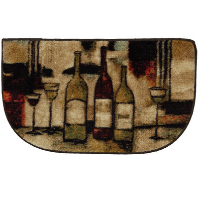 Mohawk Select New Wave Wine And Glasses Novelty Rug