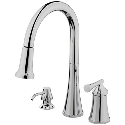 Estora Giorgino One Handle Widespread Pull-Out Kitchen Faucet
