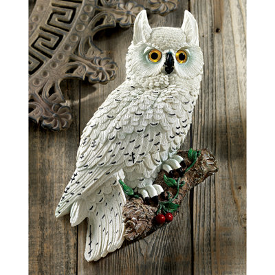 Design Toscano West Tower Owl Wall Sculpture