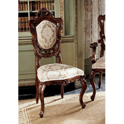 Toulon French Rococo Fabric Side Chair