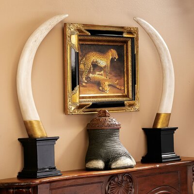 Colonial Kitchen Design on Design Toscano British Colonial Elephant Tusk Sculptural Trophy