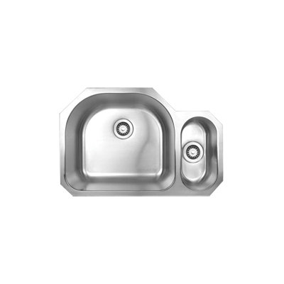 Whitehaus Collection Noah's Chefhaus 20.875" Double Bowl Undermount Kitchen Sink