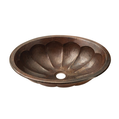Native Trails, Inc. Calabash Hand Hammered Copper Bathroom Sink
