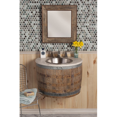 Native Trails, Inc. Vintner's Bordeaux Wall Mount Vanity