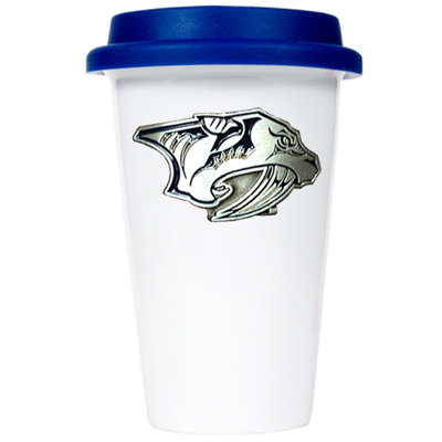Great American Products NHL 12oz Double Wall Tumbler with Blue Lid